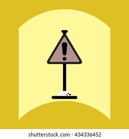 flat vector icon design collection road sign