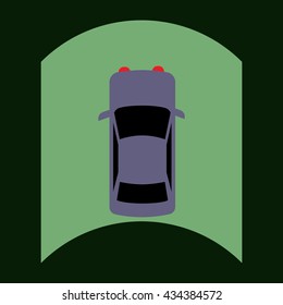 flat vector icon design collection car silhouette