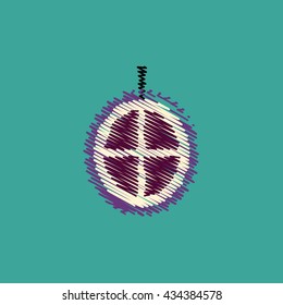 flat vector icon design collection delicious fruit