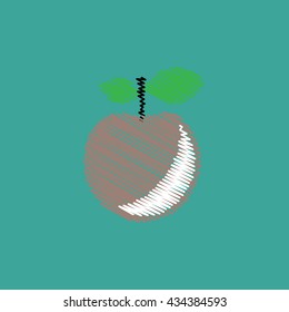 flat vector icon design collection delicious fruit
