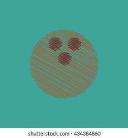 flat vector icon design collection delicious fruit