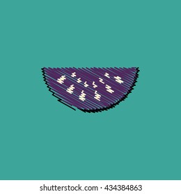 flat vector icon design collection delicious fruit