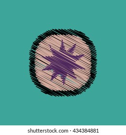 flat vector icon design collection delicious fruit