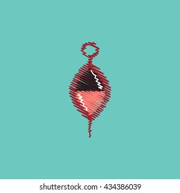 flat vector icon design collection sea hook
