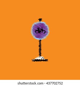 flat vector icon design collection road sign