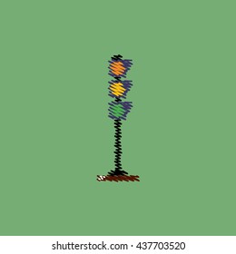 flat vector icon design collection traffic light