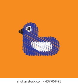 flat vector icon design collection sea gull