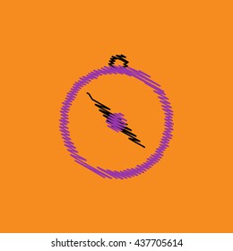 flat vector icon design collection marine compas