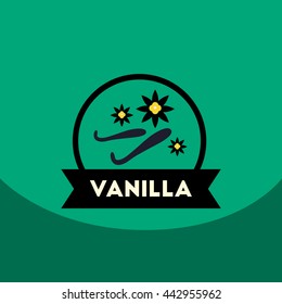 flat vector icon design collection  Kitchenware seasoning vanilla