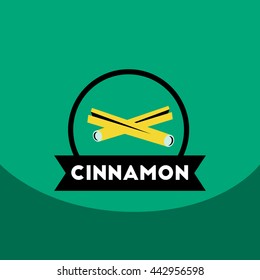 flat vector icon design collection  Kitchenware seasoning cinnamon