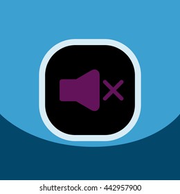 flat vector icon design collection  button music 