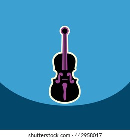 flat vector icon design collection  musical instrument