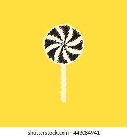 flat vector icon design collection bonbon candy