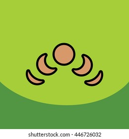 flat vector icon design collection  ramadan festival