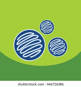 flat vector icon design collection  biscuits with jam