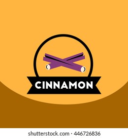 flat vector icon design collection  Kitchenware seasoning cinnamon