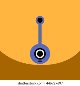 flat vector icon design collection  musical instrument