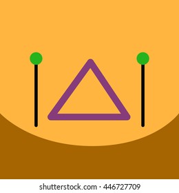 flat vector icon design collection  musical instrument
