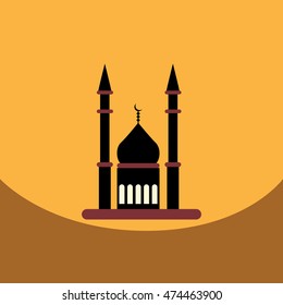 flat vector icon design collection  ramadan festival