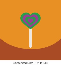 flat vector icon design collection  bonbon candy 