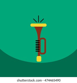 flat vector icon design collection  musical instrument