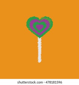 flat vector icon design collection bonbon candy