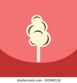 flat vector icon design collection  cotton candy