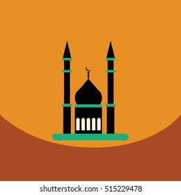 flat vector icon design collection ramadan festival