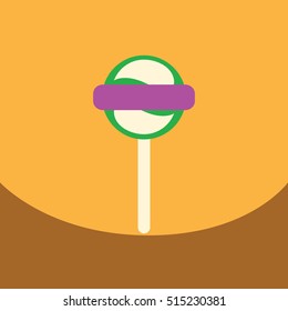 flat vector icon design collection bonbon candy 