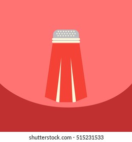 flat vector icon design collection salt shaker