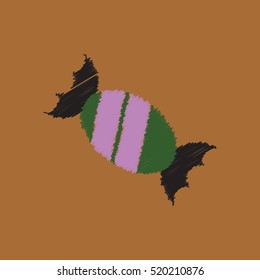 flat vector icon design collection bonbon candy