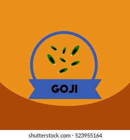 flat vector icon design collection Kitchenware seasoning goji