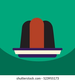 flat vector icon design collection jelly dessert
