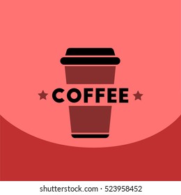  flat vector icon design collection coffee to go