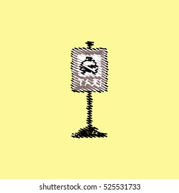 flat vector icon design collection road sign