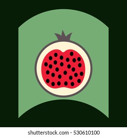 flat vector icon design collection delicious fruit