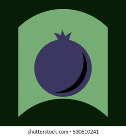 flat vector icon design collection delicious fruit