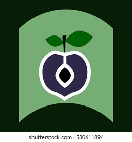 flat vector icon design collection delicious fruit