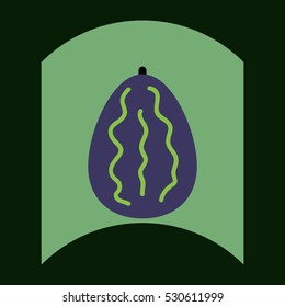flat vector icon design collection delicious fruit