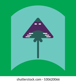 flat vector icon design collection stingray silhouette
