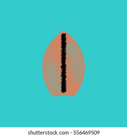 flat vector icon design collection  leaf of tree