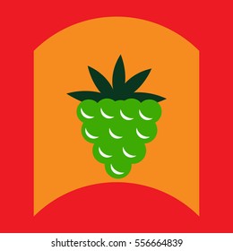 flat vector icon design collection delicious fruit