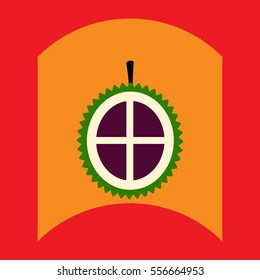 flat vector icon design collection delicious fruit