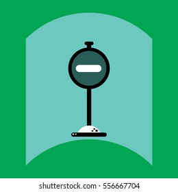 flat vector icon design collection road sign