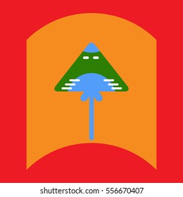 flat vector icon design collection stingray silhouette