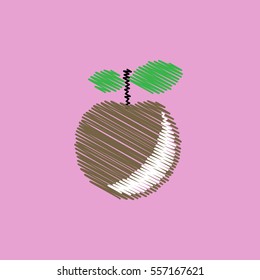 flat vector icon design collection delicious fruit