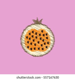 flat vector icon design collection delicious fruit