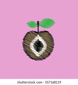 flat vector icon design collection delicious fruit