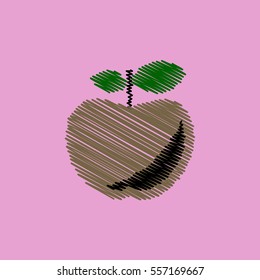 flat vector icon design collection delicious fruit