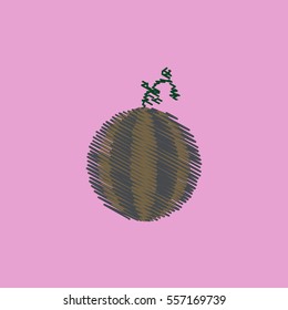 flat vector icon design collection delicious fruit